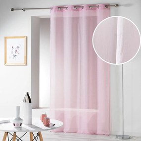 Różowa firanka 140x240 cm Telma – douceur d'intérieur