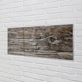 Panel szklany do Kuchni Naturalne Sęki i Słoje