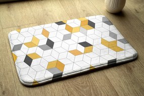 Dywanik łazienkowy Dywanik łazienkowy Geometryczne sześciany