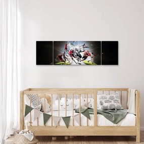 Obraz - Sportowcy (170x50 cm)