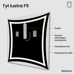 Lustro łazienkowe LED F5