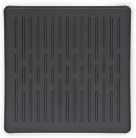 Ciemnoszary metalowy dwupiętowy ociekacz 37x33 cm – Brabantia