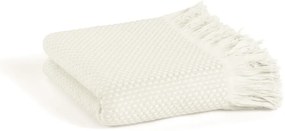 Kremowa narzuta z mieszanki tencelu 160x240 cm Fresno – Mijolnir
