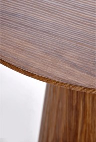 Stolik kawowy okrągły Stellis 60 cm - orzech