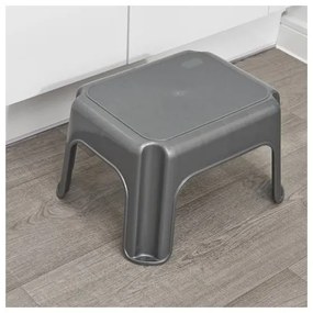 Szary stołek Addis Step Stool Metallic