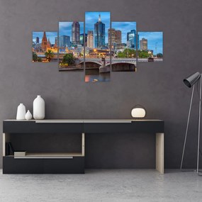 Obraz miasta Melbourne (125x70 cm)