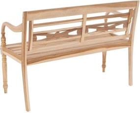 DIVERO Drewniana ławka ogrodowa - 119 cm
