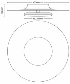 Philips 8720169195271 lampy sufitowe LED Garnet,czarne, 1x 40 W 4200 lm 2700 K IP20