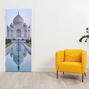 Fototapeta na drzwi - Taj Mahal o wschodzie Słońca (95x205cm)