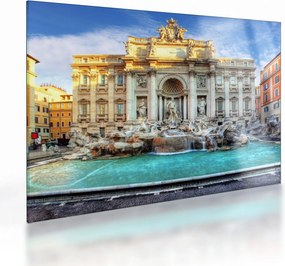 Obraz na szkle - Fontanna di Trevi (70x50 cm)
