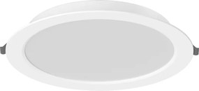 Mexen LDRR panel sufitowy downlight LED wpuszczany fi 22 cm, 18W, Neutralna - 4000K, 1980 lm, biały - L210-022-1840-20