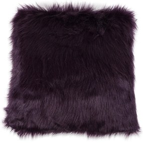 Dekoracyjna poszewka na poduszkę FAUX FUR longhair 50x50 cm, fioletowy