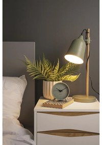 Zielony metalowy budzik Karlsson Index, ø 11 cm