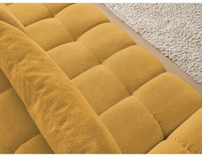 Musztardowa sofa z tkaniny szenilowej 278 cm Everest – Bobochic Paris