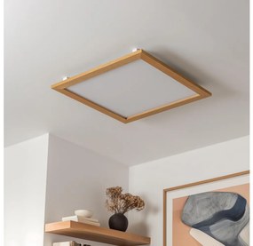 Eglo - LED Panel natynkowy SALOBRENA-RW WOOD LED/34W/230V 2700/4000K brązowy