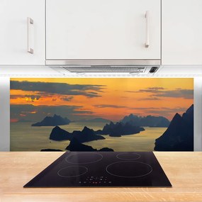 Panel Szklany Wybrzeże u Podnóża Gór