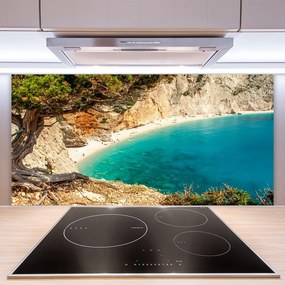 Panel Szklany Skalista Zatoka O Poranku