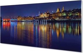 Szkło do Kuchni na Ścianę Nocny Most nad Wisłą