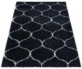Dywan shaggy Salsa koniczyna antracyt 80 cm x 150 cm