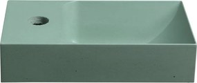 Miętowa betonowa umywalka 31x17 cm Piccolino – Sapho