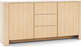 Duża komoda na ubrania z szufladami dąb vicenza G3-T25