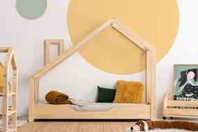 Łóżko dziecięce LUNA B 80x140 sosna ADEKO STOLARNIA