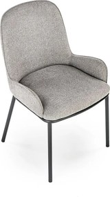 Krzesło tapicerowane K481 szare