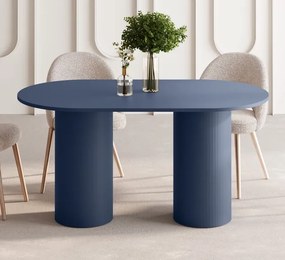 Pastelowy owalny stół Roseto Hubertus