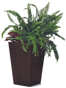 Ketter Osłonka na doniczkę Rattan Planter brązowy, 23,6 l, 29 x 44 x 29 cm