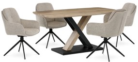 Zestaw krzeseł obiadowych z mechanizmem powrotnymDCH-P3174 LAN2, 2 szt.