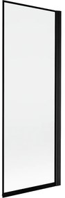 Mexen Mist parawan nawannowy 1-skrzydłowy prawy 70 x 150 cm, czarna ramka, czarny - 8A9-070-001-70-70-P