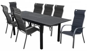 EXPERT MIAMI - zestaw ogrodowy aluminiowy 6+1