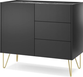 Komoda ARMONIA 97 cm do Salonu Sypialni Czarny