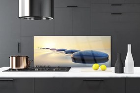 Szkło nad Blatem Harmonia Zen: Kamienie i Woda