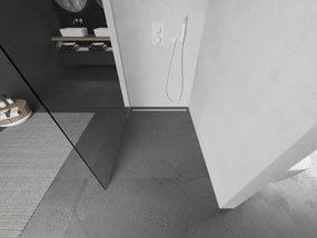 Mexen Kioto ścianka prysznicowa Walk-in 145 x 200 cm, transparent 8 mm, biała - 800-145-101-20-00