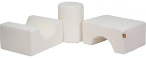 Boucle Shape Set 3-elementowy, Biały - Meowbaby®