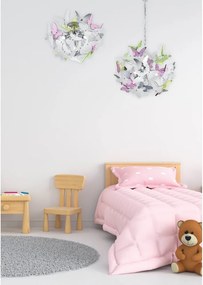 Lampa dziecięca z plastikowym kloszem ø 45 cm Butterfly – Reality