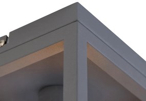 Inteligentna lampa sufitowa w stylu industrialnym ciemnoszara w komplecie z WiFi G95 - Cage Nowoczesny Oswietlenie wewnetrzne