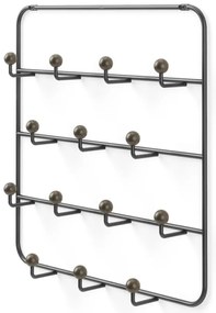 Czarny metalowy wieszak na drzwi 36 cm Estique – Umbra