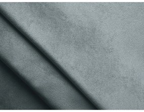 Jasnoniebieskie łóżko kontynentalne ze schowkiem 160x200 cm Mikana – Makamii