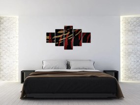 Obraz abstrakcji (125x70 cm)