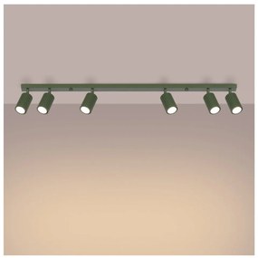 Zielona lampa sufitowa 6,5x117 cm Gleam – Nice Lamps