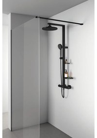 Metalowy zestaw prysznicowy w kolorze matowej czerni 111 cm ALU+ – Ideal Standard
