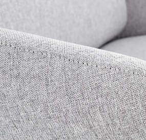 Fotel z poduchą na czarnych płozach Soft 2