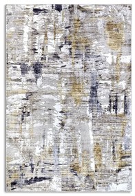 Jasnoszary dywan 120x160 cm Malard Anthracite Gold – Elle Decoration