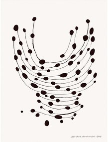 Plakat 30x40 cm Dancing Dots – Leise Dich Abrahamsen – The Poster Club