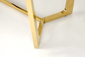 Stół z blatem z białego spieku Clemente Halmar