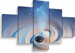 Obraz - Eteryczny yin-yang (125x70 cm)