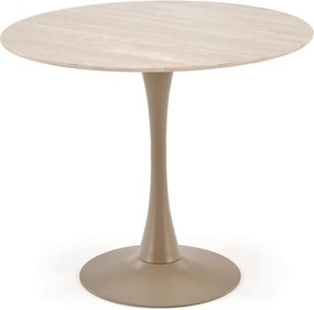 Okrągły stół z blatem ze spieku Tolio Halmar