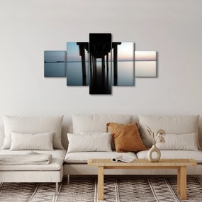 Obraz - spokojna powierzchnia wody (125x70 cm)